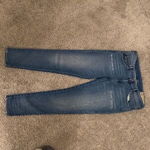 Diesel Blue Distressed Women Jeans